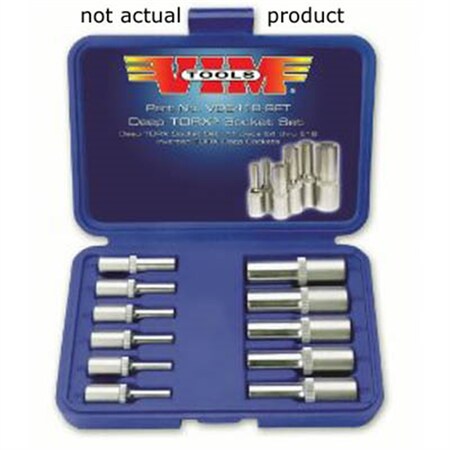 Vim Products E4 Tx Socket x 1/4" sq dr VS404